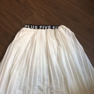Plus five long skirt